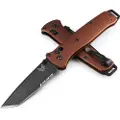 Benchmade Bailout MagnaCut Battlewash DLC foldekniv, burnt copper aluminum, taggete