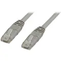 X-SHIELD - Koblingskabel - RJ-45 (hann) til RJ-45 (hann) - 2 m - UTP - CAT 6 - halogenfri, formstøpt - grå