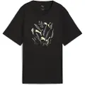 Puma Graphic Relaxed Leaf Tee Women, Clothing, Black, XS