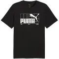 Puma Graphic No.1 Logo Tee Men, Clothing, Black, M