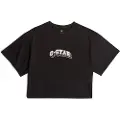 G-Star Felt Logo Boxy Kortarmet T-skjorte