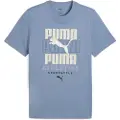 Puma Graphic Stacked Graphic Kortarmet T-skjorte