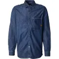 G-Star for man. D27083-D539-H494 Regular Shirt 1-Pocket blue (XXL), Casual, Cotton, Long sleeve, Organic Cotton, Sustainable