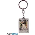 One Piece Raktų Pakabukas - Wanted Luffy