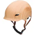 Trybike Cykelhjelm med retrolook – trælook