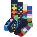 Happy socks Multi Gift Set Crewsokker 4 Par