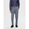 Selected Slim Liam Blue Check Dressbukse