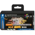 Staedtler Pigment brush 371 "Greys & Caramels" 6 pcs. Cardboard box