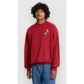 Volcom Fa JJ Villard Crew Genser rød