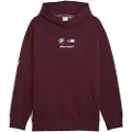 Puma BMW M Motorsport Essentials Fleece Hoodie Men, Collection, Ruby Shimmer, L