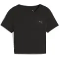 Puma CLOUDSPUN Short Sleeve Twist Tee Women, Clothing, Black, L