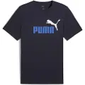 Puma Essentials 2 Colour No. 1 Logo Tee Men, Clothing, New Navy, L