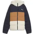 Puma Hooded Puffer Jacket Youth, Clothing, New Navy, 5-6Y