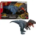 Mattel Jurassic World Rebirth Abelisaurus-figur Med Vilt Brøl-lyd 12 Cm