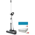 Polti Moppy Black Premium - Elektrisk mopp / damprenser - pinne