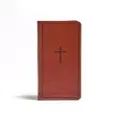 Lifeway Christian Resources CSB Single-Column Pocket New Testament, Brown LeatherTouch