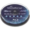 MediaRange - 10 x BD-RE - 25 GB 2x - spindel