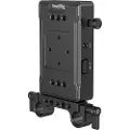 SmallRig 3498b V-monteringsplate Basisversjon Dobbel Stangklemme Batteriadapter