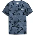 Puma Essentials Camo All-Over Print Tee Youth, Clothing, Dark Indigo, 9-10Y