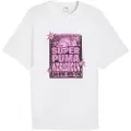 Puma Graphic SUPER PUMA World Tour Relaxed Tee Men, Clothing, White, 3XL