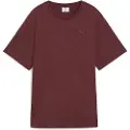 Puma Essentials Elevated Relaxed Wash Tee Women, Clothing, Ruby Shimmer, XL