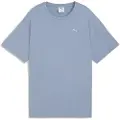 Puma Essentials Elevated Relaxed Wash Tee Women, Clothing, Cool Blue, S
