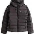 Tommy Hilfiger for woman. DW0DW21617 Quilted down hooded jacket black (XL), Casual, Polyester
