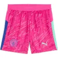 Puma Manchester City 25/26 Goalkeeper Shorts Youth, Clothing, Pink Pes/Aquatic, 5-6Y