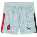 Puma AC Milan 25/26 Goalkeeper Shorts Youth, Clothing, Modern Mint/Red, 5-6Y