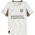 Puma PSV Eindhoven 25/26 Third Jersey Youth, Clothing, White/Desert Dust, 7-8Y