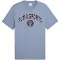 Puma Wardrobe Essentials Sports Legacy Tee Men, Clothing, Cool Blue, L