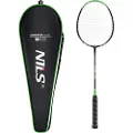 NILS Extreme NR205 ALUMINIUM ISOMETRIC / BADMINTON ROCKET + NILS COVER