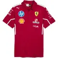 Puma Scuderia Ferrari HP 2025 Team Polo Men, Clothing, Dark Cherry, XL