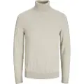 Jack & Jones Emil Knit Roll Neck Detail Melange Genser