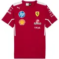 Puma Scuderia Ferrari HP 2025 Team Tee Men, Clothing, Dark Cherry, M