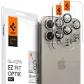 Spigen iPhone 16 Pro/16 Pro Max/17 Pro/17 Pro Max Spigen Glas.tR Ez Fit Optik Pro Kamera Linse Beskytter - Naturlig titan