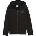 Puma Essentials Script Full-Zip Hoodie Youth, Kids, Black, 7-8Y
