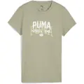 Puma Graphic Varsity Tee Women, Clothing, Lux Army, S