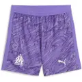 Puma Olympique de Marseille 25/26 Goalkeeper Shorts Youth, Clothing, Dark Amethyst/White, 7-8Y