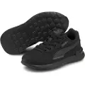Puma Graviton AC Kids'Trainers, Shoes, Black/Black/Dark Shadow, 33
