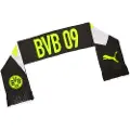 Puma Borussia Dortmund Essentials Scarf, Accessories, Black/Yellow Alert, OSFA