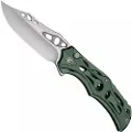 CIVIVI Biophase foldekniv, Green Aluminum, Satin