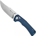 SENCUT Slybolt foldekniv, Blue Canvas Micarta, Satin