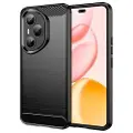 Mtp Products Honor 400 Pro Børstet TPU-deksel - karbonfiber - svart