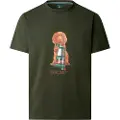 Hackett London for man. HM5000022 Heritage Harry T-shirt green (L), Casual, Cotton, Short sleeve