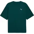 Puma WARDROBE ESS Boxy Tee Men, Clothing, Green Terrain, M