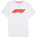 Puma F1 Essentials Logo Tee Men, Clothing, White, S