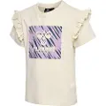Hummel Flowy Ruffle Kortarmet T-skjorte