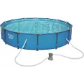 Bestway 56595 Steel Pro Ø427x84cm Rundt Rørbasseng