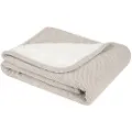 Kikkaboo Sherpa Dream Big Strikket Teppe